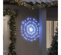 Starburst LED Lights Copper 280 LEDs Cold White 17cm 2pc Remote Timer Waterproof