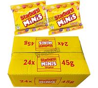 STARBURST MINIS Original Fruit Chews 24 x 45g Bags Full Box Fruit Juice Flavours