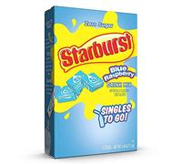 Starburst Singles To Go Zero Sugar Drink Mix, Blue Raspberry, 6 CT Per Box (Pack of 1)