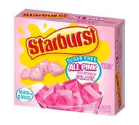 Starburst Sugar Free All Pink Strawberry Gelatin Dessert Jelly Mix 19.6g