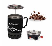 STARCAMP 900ML Jet Fastboil Camping Cooking System Gas Stove Coffee Pot Outdoor Gas Burner Black 3 in 1