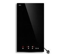 STARCHARTS Plug-in Electric Induction hob, 13amp Plug and Play, Rate Power 2.9kW, 2 Zones Induction hob with Touch Control, 13amp electric hobs, 9 cooking power levels, child lock