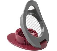 Starchef Stainless Steel Preserved Egg Ham Banana Cutter Slicer, Slice Boiled Eggs Preserved Eggs Hams Bananas Effectively（Purple）