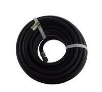 STARCHEM 1/4" inch BSP Air Line Hose 10m Long x 8mm thick Bore Rubber Compressor Airline Tough, synthetic rubber tube offers excellent strength and flexibility Reinforced