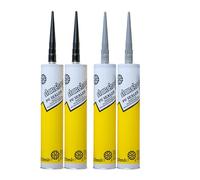 starchem PU Sealer Adhesive Sealant Glue 310ml Cartridges 2 x Black & 2 x Grey
