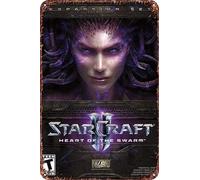 StarCraft II: Heart of the Swarm Movie Poster Retro Funny Metal Tin Sign, Outdoor Home Wall Decoration 8x12inch