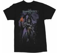 Starcraft II Mens T-Shirt - Heart of The Swarm Pretty en Girl Ima Black XL