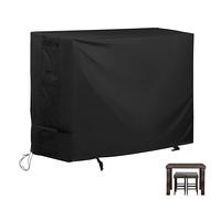 Starcrew Patio High Top Dining Set Cover, Outdoor Table and Chairs Cover for 5-Piece Bar Height Rattan Set/Patio Bar Height Wicker Furniture for 4