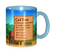 Stardew Valley Game Funny Coffee Mug, Stardew Valley Merch Unique Stardew Valley Gifts, Cool 11 Oz Ceramic Novelty Mug for Women Men Gamer