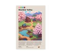 Stardew Valley Game Poster Canvas Poster Wall Art Print Picture Paintings 12x18inch(30x45cm)