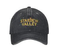 Stardew Valley SV Cute Chicken Unisex Baseball Cap Farming Game Distressed Denim Washed Hat Outdoor Workouts Adjustable Headwear Cotton，for All Seasons