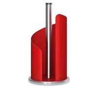 Stardis Kitchen Roll Holder Stainless Steel Matt Coated Diameter 15 cm Roll Holder red