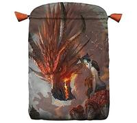 Stardragons Tarot Bag: Satin printed tarot bag