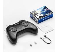 STARDRONE S8 RC Flight Simulator Controller- 8 Channels FPV Drone Games Remote Controller Support Popular System&Platform- Ideal for Beginner Pilots Professional Training Experience(Mode 2) (Black)