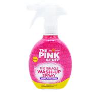 The Pink Stuff Miracle Wash-Up Spray - Fast Acting Foaming Washing Up Liquid for Dishes Pots Pans & Kitchen Surfaces - Spray Wipe & Rinse Formula Cuts Grease & Leaves a Sparkling Clean Finish - 500ml