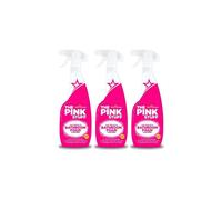 Stardrops The Pink Stuff Miracle Bathroom Foam Cleaner 750ml (Pack of 3) Non-Drip Clings & Removes Dirt, Grime & Limescale