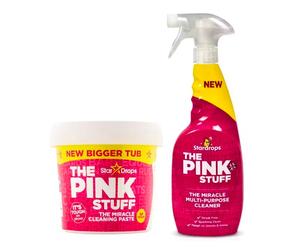 Stardrops The Pink Stuff Multi Purpose Cleaner Spray & Cleaning Paste 750 ml + 850 g