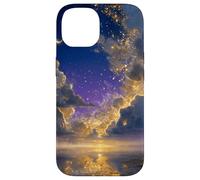 Stardust Magical Sunset Enchanted Blue Twilight Sky Crescent Case for iPhone 14