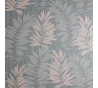 Stardust Palm Pink Grey Tropical Wallpaper Metallic Feature Wall