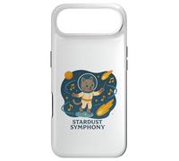 Stardust Symphony Cosmic Conductor Cat Case for iPhone Air