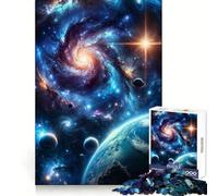 Stardust Symphony Jigsaw Puzzles for Teenagers 1000 Piece Clear Logic Toy Peaceful Fun Perfect Cut Warm Surprise 38x52cm
