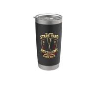 Stare Hard Enough Maybe It Will Grow Back Leg Amputee Stainless Steel Insulated Tumbler