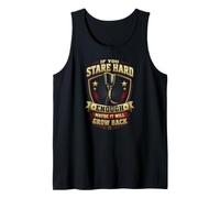 Stare Hard Enough Maybe It Will Grow Back Leg Amputee Tank Top