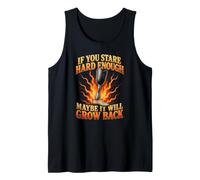 Stare Hard Enough Maybe It Will Grow Back Leg Amputee Tank Top