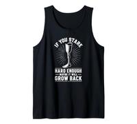 Stare Hard Enough Maybe It Will Grow Back Leg Amputee Tank Top