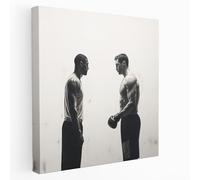 Staredown before the fight, 71 cm x 71 cm