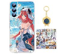 Staremeplz Compatible with Samsung Galaxy A16 5G Case Genshin Impact Nilou Anime Game Design [With Vision Keychain and 50pcs Stickers] Cartoon Transparent Soft Silicona Case for Samsung Galaxy A16 5G