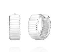 STARepublic 925 Sterling Silver 14k Gold Plated 20mm Chunky Dome Hoop Earrings, 15mm, Sterling Silver, No Gemstone