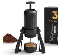 STARESSO Tragbare Espressomaschine Kaffeemaschine Manuelle Espress Maker Kaffeemaschine mit Abnehmbarem Ständer für Camping Hiking Travel, Zuhause (PRO) (Sp300 Plus)