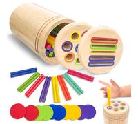 starfa lab Montessori Wooden Toys for 1 2 3 Years Old Boys Girls, Children's Color Sorting Activity and Development Toy for Boys Girls Toddler Baby Age 1 2 3 Educational Learning Sensory Play