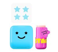 Starface Hydro-Star® Big Blue Compact (32 ct) + Starfruit Lip Balm 0.15 oz