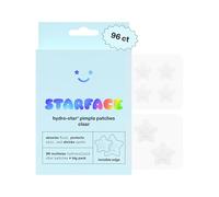 Starface Hydro-Star Clear BIG PACK, Invisible Hydrocolloid Pimple Patches, Two Sizes, Clinically Proven Spot Shrinking in 6 Hrs, Absorb Fluid, Reduce Redness, Vegan, Cruelty-Free Skincare (96 Count)