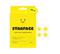 Starface Hydro-Star Yellow Pimple Patches BIG PACK, Hydrocolloid, Clinically Proven Spot Shrinking in 6 Hours, Absorb Fluid and Reduce Redness, Vegan and Cruelty-Free Skincare (96 Count)