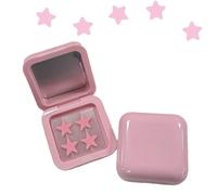 Starface Pimple Patches - 32 Pcs Star-Shaped Hydrocolloid Patches in Pink Box with Mirror - Cute Spot Stickers for Face - Absorbs Pus & Redness Overnight - Waterproof & Non-Drying
