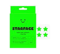 Starface World Hydro-Star + Tea Tree Big Pack, Hydrocolloid Patches with Plant-Based Tea Tree Oil, Helps Naturally Reduce Oil and Unclog Pores (96 Count)