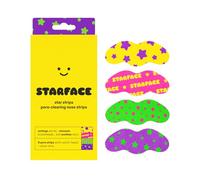 Starface World Star Strips™ Pore-Clearing Nose Strips, Blackhead Remover, Deep Cleansing Nose Strip, Four Colourful Designs, Vegan and Cruelty-Free Skincare (8 Count)