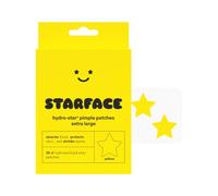 Starface World XL Big Star, Large Hydrocolloid Pimple Patches, Absorb Fluid and Reduce Redness, Cute Star Shape, Vegan and Cruelty-Free Skincare (32 Count)