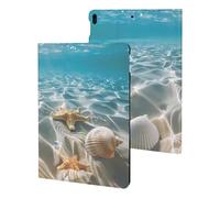 Starfish And Seashell on The Beach Case Compatible for ipad Pro/ipad Air3(10.5in) Tablet Cases Stand Protective Cover with Sleep/Wake