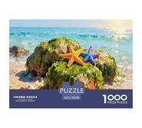 Starfish And Shells Jigsaw Puzzles for Adults Interesting Puzzles 1000 Piece Impossible Puzzle for Adults Gifts 52x38cm/1000pcs