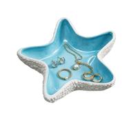 Starfish Ceramic Trinket Dish, Ceramic Trinket Holder for Rings