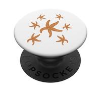 Starfish Coastal Design Summer Vacation Nautical Ocean Life PopSockets Adhesive PopGrip