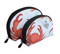 Starfish Crab Cosmetic Bag, Travel Clutch Bag for Women and Girls