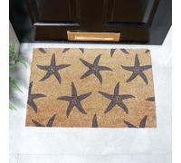 Starfish Doormat (60 x 40cm) Artsy Mats Brown 40cm x 60cm
