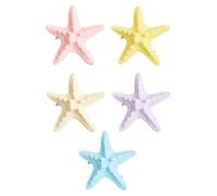 Starfish Hair Clip Colorful Sea-Themed 5 Pieces Decoration