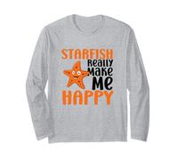 Starfish Make Me Happy You Not So Much Funny Starfishes Long Sleeve T-Shirt