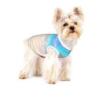 Starfish Ocean Beach Print Small Dog Clothes Pet Vest, Soft Cotton Sleeveless T-Shirts Breathable Pet Tank Top Apparel For Puppies And Cats
